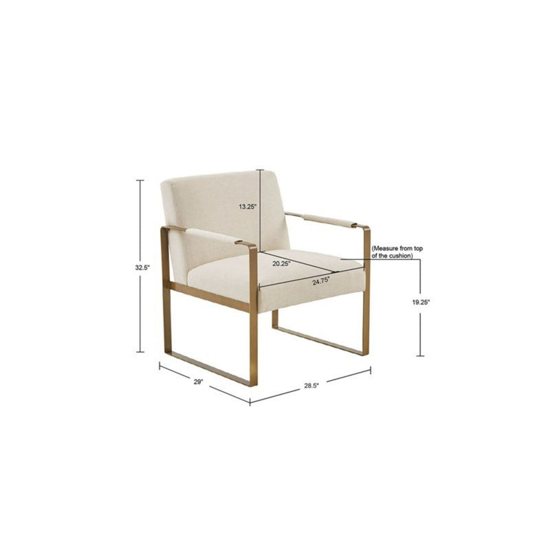Perry Jayco - Accent Chair - Cream - R&R Furniture Gallery (Fountain Valley, CA)