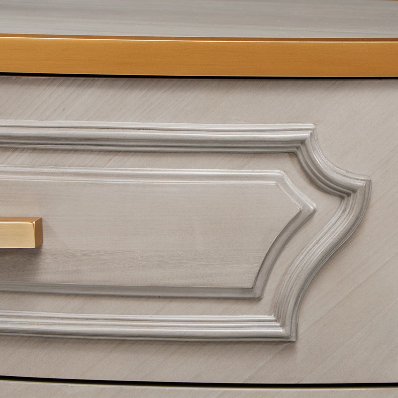 St. Charles - 5-Drawer Highboy Chest - Dove Gray - R&R Furniture Gallery (Fountain Valley, CA)