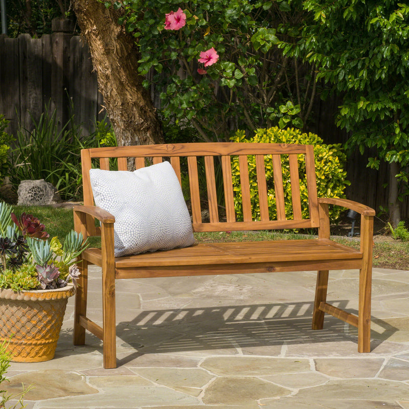 Farmhouse Style Loja Bench Indoor / Outdoor - R&R Furniture Gallery (Fountain Valley, CA)