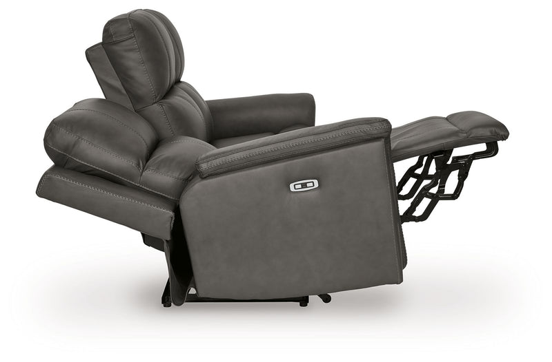 Bleckley - Power Reclining Sofa With Adjustable Headrest - R&R Furniture Gallery (Fountain Valley, CA)