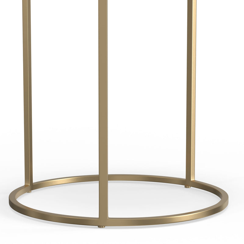 Drake - 2 Piece Nesting Table - Antique Nickel / Antique Copper - R&R Furniture Gallery (Fountain Valley, CA)