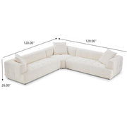 Kaynes - Elegant Upholstery Corner Sofa - R&R Furniture Gallery (Fountain Valley, CA)