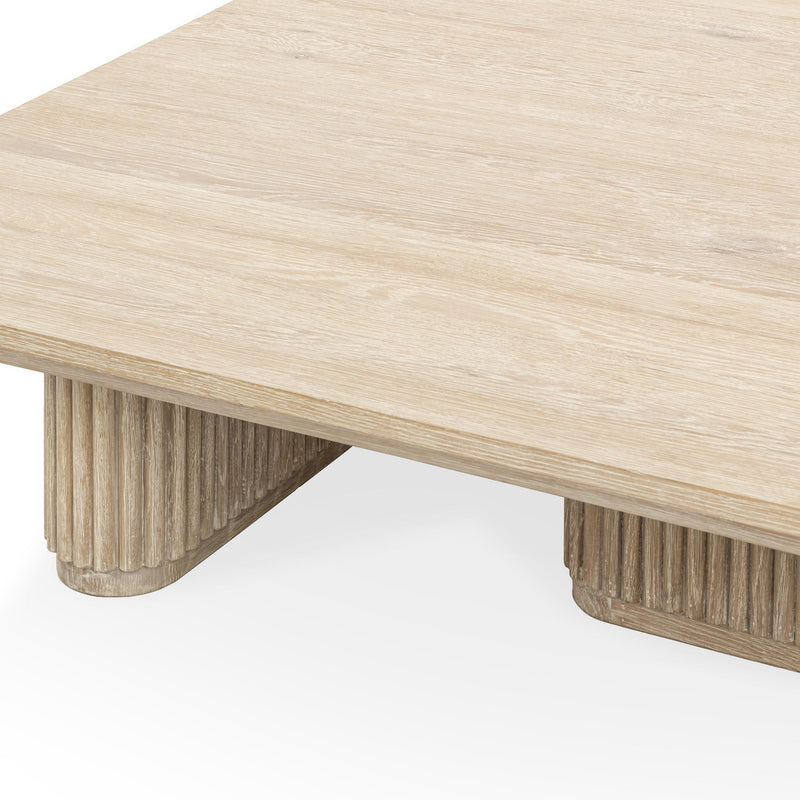 Vander - Solid Wood Square Coffee Table - R&R Furniture Gallery (Fountain Valley, CA)
