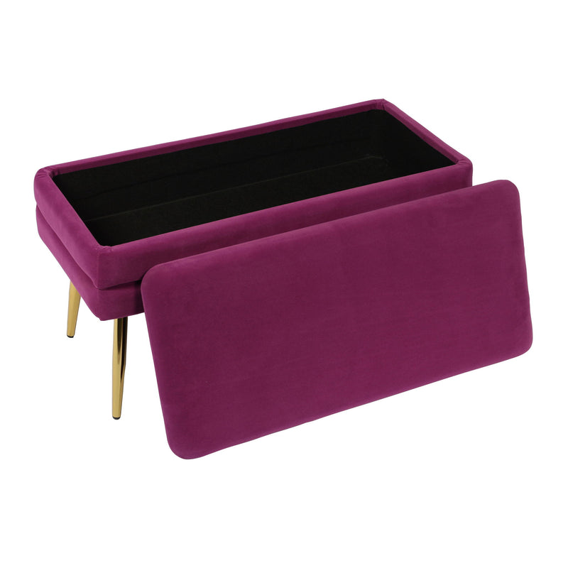 Ziva - Velvet Storage Bench