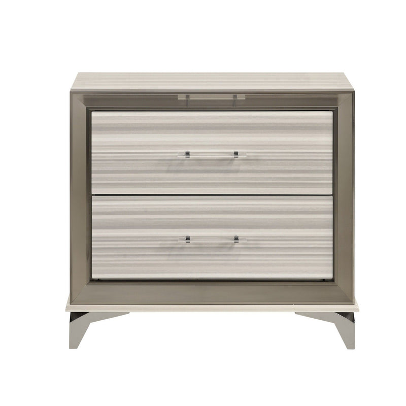 Star - Nightstand - White - R&R Furniture Gallery (Fountain Valley, CA)