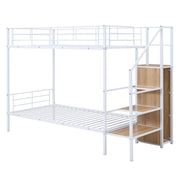 Bunk Bed With Lateral Storage Ladder And Wardrobe - R&R Furniture Gallery (Fountain Valley, CA)