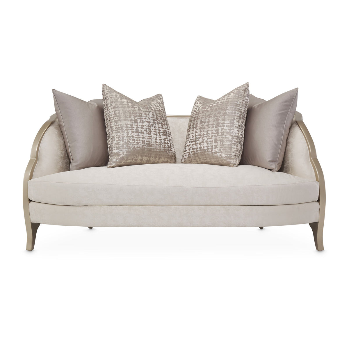 Malibu Crest - Loveseat - Cloud White / Chardonnay - R&R Furniture Gallery (Fountain Valley, CA)