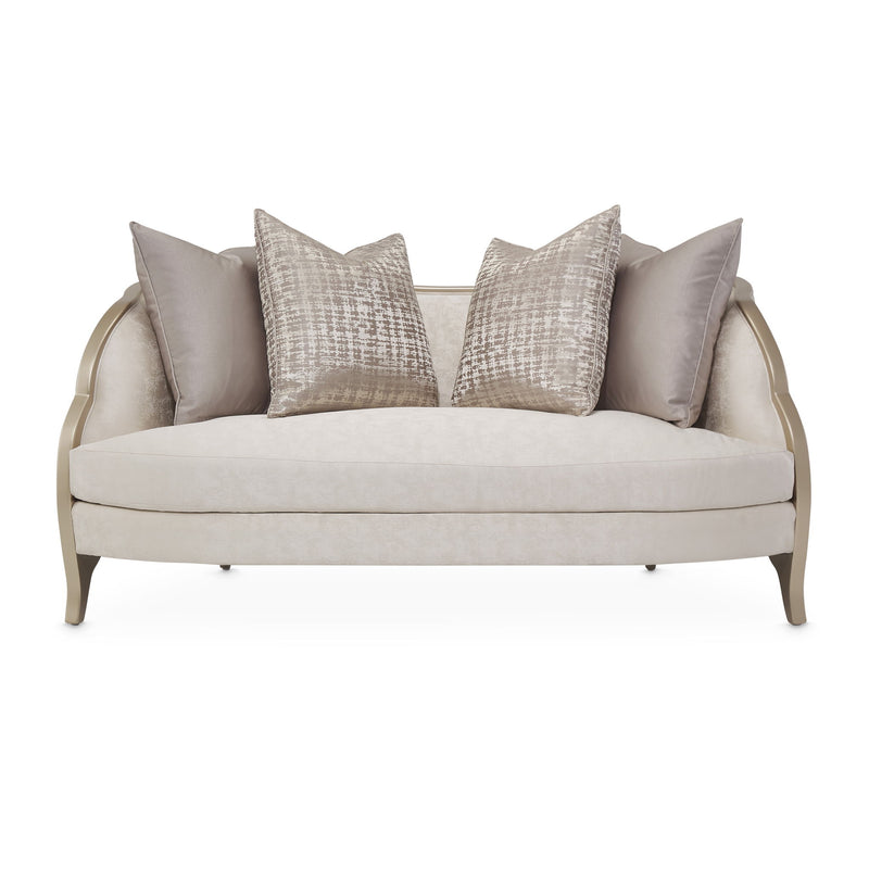 Malibu Crest - Loveseat - Cloud White / Chardonnay - R&R Furniture Gallery (Fountain Valley, CA)
