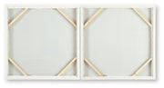 Andorfield - Wall Art Set (Set of 2) - Beige / Black / White - R&R Furniture Gallery (Fountain Valley, CA)