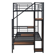 Bunk Bed With Lateral Storage Ladder And Wardrobe - R&R Furniture Gallery (Fountain Valley, CA)