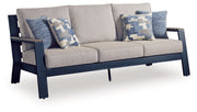 East Beach - Sofa With Cushion - Blue - R&R Furniture Gallery (Fountain Valley, CA)