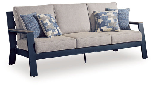 East Beach - Sofa With Cushion - Blue - R&R Furniture Gallery (Fountain Valley, CA)