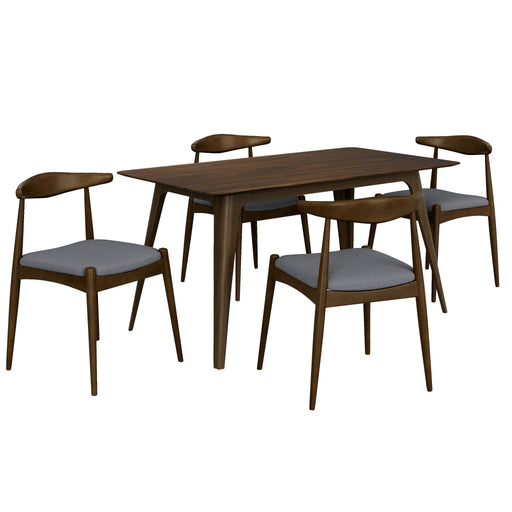 Retro Elegant 5 Piece Dining Set - R&R Furniture Gallery (Fountain Valley, CA)