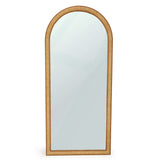 Arch - Raffia Contract-Grade Floor Mirror - Natural - R&R Furniture Gallery (Fountain Valley, CA)