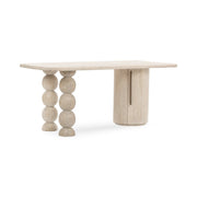 Adir - Desk - Cream - R&R Furniture Gallery (Fountain Valley, CA)