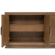Portrait - Sideboard With LED Lights - Sienna Brown - R&R Furniture Gallery (Fountain Valley, CA)