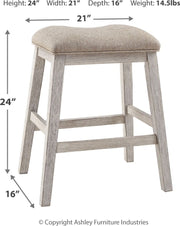 Skempton - Rectangular Counter Table With Storage Set - R&R Furniture Gallery (Fountain Valley, CA)