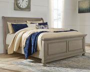 Lettner - Sleigh Bed Set - R&R Furniture Gallery (Fountain Valley, CA)