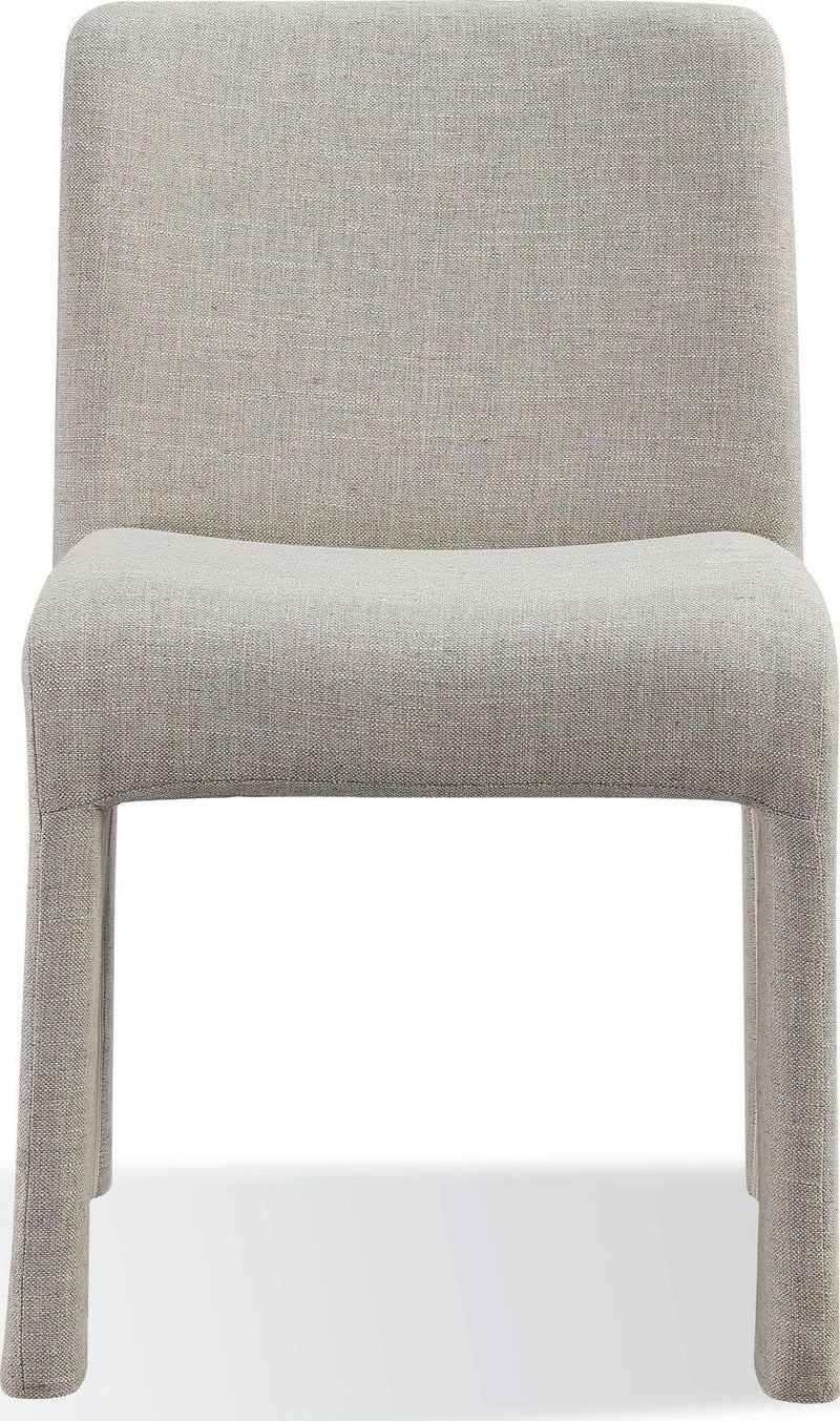 Devon Fully Upholstered Dining Chair in Turtle Dove Linen