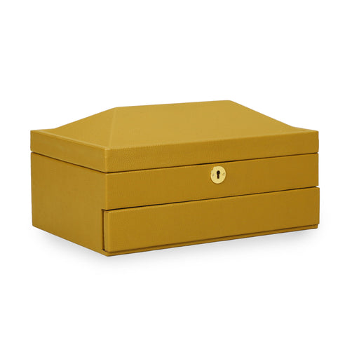 Knox - Vegan Leather Contract-Grade Jewelry Box - Mustard Yellow - R&R Furniture Gallery (Fountain Valley, CA)