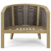 Parkside - Outdoor Conversation Chair (Set of 2) - Natural - R&R Furniture Gallery (Fountain Valley, CA)
