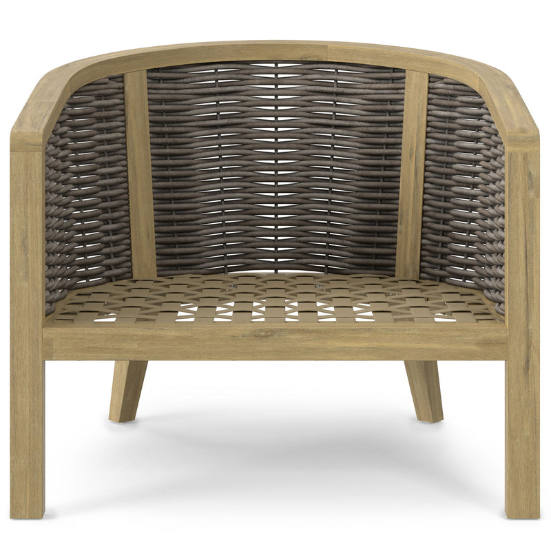 Parkside - Outdoor Conversation Chair (Set of 2) - Natural - R&R Furniture Gallery (Fountain Valley, CA)