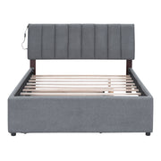 Upholstered Platform Bed With Trundle - R&R Furniture Gallery (Fountain Valley, CA)