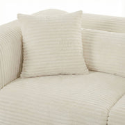 Tarra - Fluffy Oversized Corduroy Modular Sectional - R&R Furniture Gallery (Fountain Valley, CA)