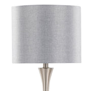 Set of two Lumi Source Lenuxe contemporary table lamps with built-in USB ports, featuring modern design and sleek finishes.