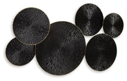 Rhetlen - Wall Decor - Black / Gold Finish - R&R Furniture Gallery (Fountain Valley, CA)