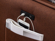 Mia - Sectional Sofa Chaise With USB Charger And Pillows - R&R Furniture Gallery (Fountain Valley, CA)