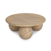 Elaria - Outdoor Round Coffee Table - Beige - R&R Furniture Gallery (Fountain Valley, CA)