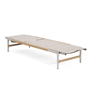 Hargrove - Outdoor Patio Aluminum Chaise Lounge (Set of 2) - Natural / Silver - R&R Furniture Gallery (Fountain Valley, CA)