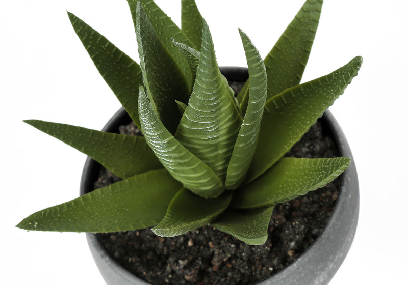 Set of 3 artificial succulent plants from 8th Street, featuring realistic green succulents in small decorative pots.