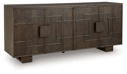 Cato - Accent Cabinet - Dark Brown - R&R Furniture Gallery (Fountain Valley, CA)