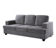 Modern Sofa, Comfortable 3 Seater Couch With Deep Seating, Loose Back Cushions, Wide Arms - R&R Furniture Gallery (Fountain Valley, CA)