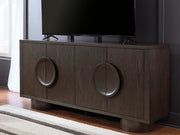 Veeda - Accent Cabinet - Dark Brown - R&R Furniture Gallery (Fountain Valley, CA)