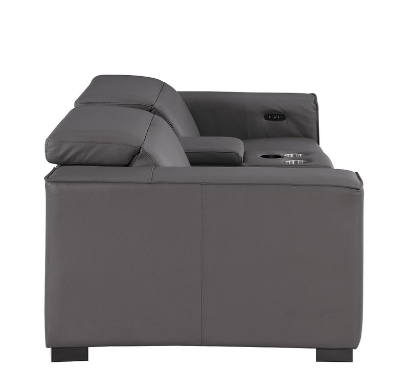 1208 - Dual Power Reclining Console Loveseat