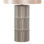 Lumi Source Tania contemporary table lamp with brown and metallic brown finish and champagne-colored shade on a sleek base