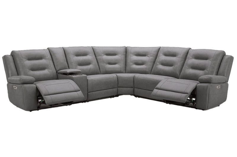 Caldwell - Modular Power Reclining Sectional - R&R Furniture Gallery (Fountain Valley, CA)