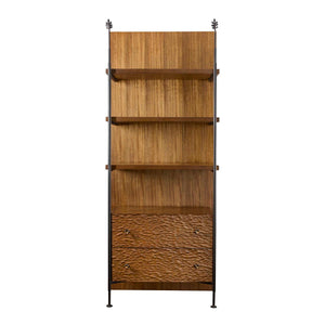 Sapling - Lighted Storage Etagere - Dark Brown