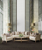 Malibu Crest - Sofa - Cloud White / Chardonnay - R&R Furniture Gallery (Fountain Valley, CA)