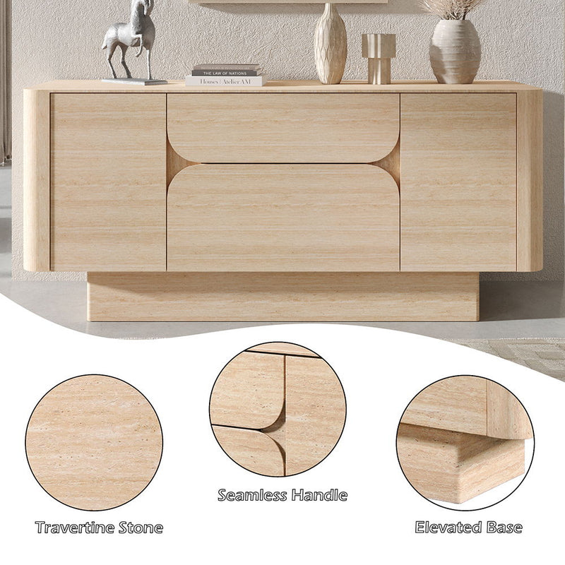 Inca - Server - Beige - R&R Furniture Gallery (Fountain Valley, CA)