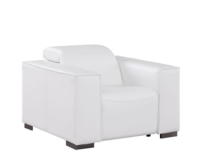 1208 - Leather Reclining Set (Sofa, Loveseat & Chair With 5 Power Recliners)