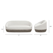 Willow - Upholstered Patio Deep Seating Sofa - R&R Furniture Gallery (Fountain Valley, CA)