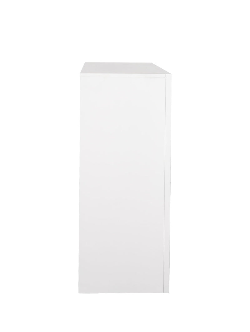 Glory Furniture Marilla dresser with multiple drawers and sleek wooden finish, ideal for bedroom storage.