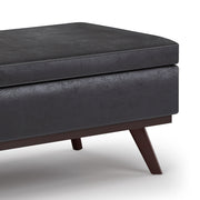 Owen - Lift Top Large Coffee Table Storage Ottoman, Mid Century Style - R&R Furniture Gallery (Fountain Valley, CA)