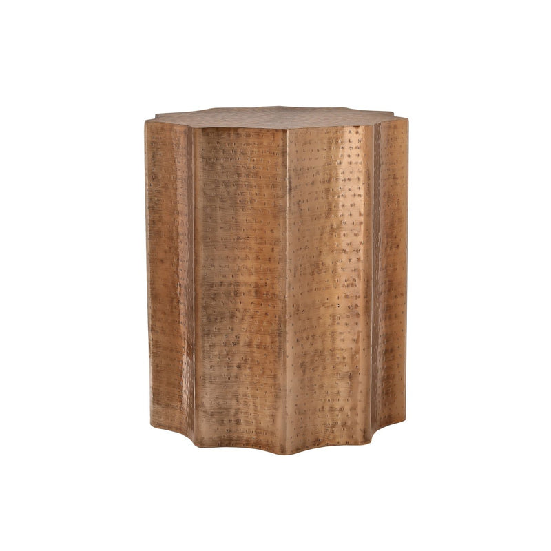 Drum Accent Side Table, Stylish Scalloped Design - R&R Furniture Gallery (Fountain Valley, CA)