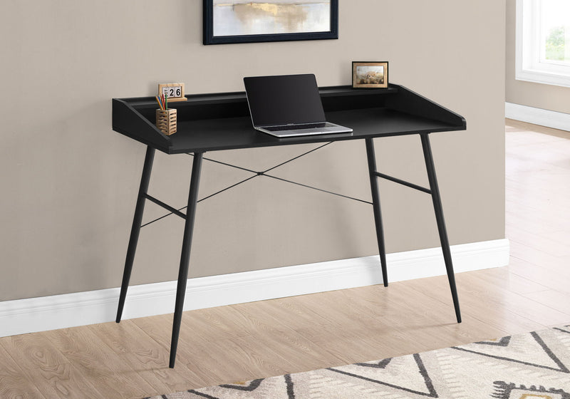 Computer Desk For Home Office, Sturdy Construction, Storage Shelves - R&R Furniture Gallery (Fountain Valley, CA)