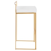 Lumi Source Fuji contemporary glam barstool with quality construction, showcasing sleek design and modern style in a stylish setting.